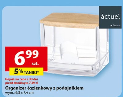 Organizer łazienkowy z podajnikiem Actuel promocja