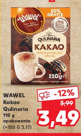 Kakao Wawel qulinaria promocja