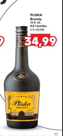 Brandy Pliska promocja w Kaufland