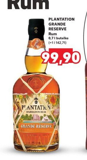 Rum Plantation grande reserve promocja