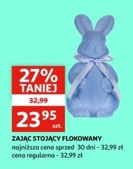 Zając flokowany promocja