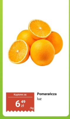 Pomarańcza luz promocja w Dino