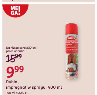 Impregnat Rubin promocja w Rossmann