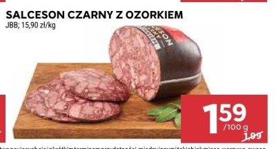 Salceson czarny z ozorkiem JBB promocja w Stokrotka