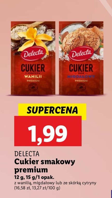 Cukier migdałowy Delecta promocja