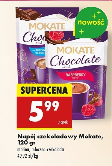 Napój czekoladowy Mokate chocolate drink promocja w Biedronka