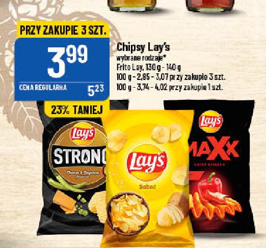 Chipsy solone Lay's Frito lay lay's promocje