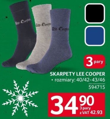 Skarpety Lee Cooper promocja w Selgros
