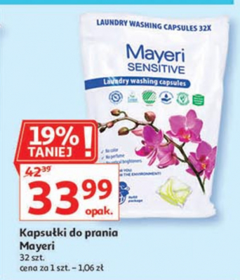 Kapsu艂ki do prania Mayeri sensitive promocja
