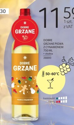 Piwo DOBRE GRZANE z cynamonem 750 ml promocja w Selgros