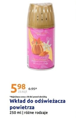 Wkład do odświeżacza powietrza różne rodzaje promocja w Action