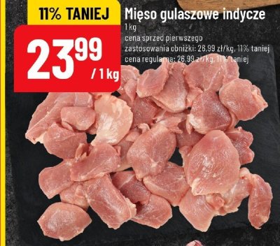 Mięso gulaszowe indycze POLOmarket promocja w POLOmarket