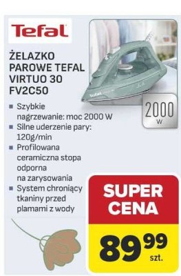 Żelazko parowe Tefal Virtuo 30 FV2C50 promocja w Carrefour