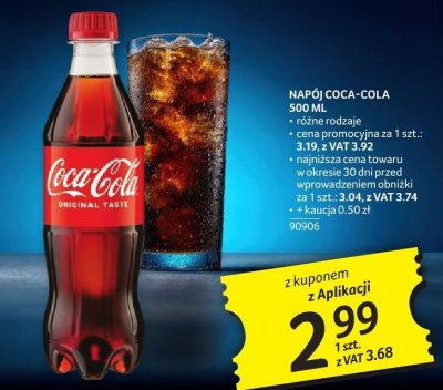 Napój promocja w Selgros