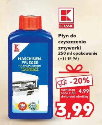 Płyn do czyszczenia zmywarek  promocja w Kaufland