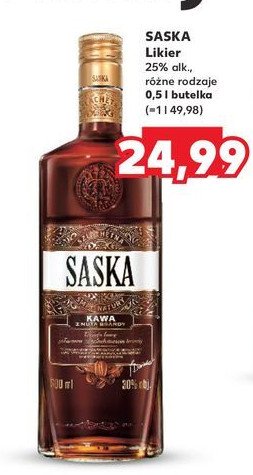 W贸dka Saska kawa z nut膮 brandy promocja