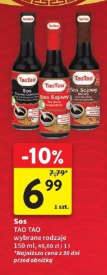 Sos TAO TAO wybrane rodzaje promocja w Intermarche