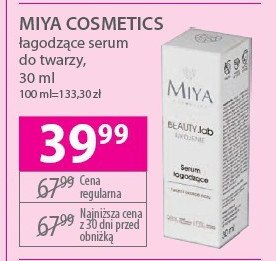 Serum łagodzące Miya beauty.lab Miya cosmetics promocja