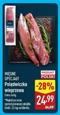 Polędwiczka wieprzowa promocja w Aldi