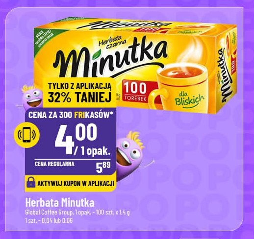 Herbata Minutka promocja w POLOmarket