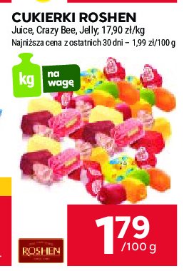 Cukierki crazzy bee fruit Roshen promocja