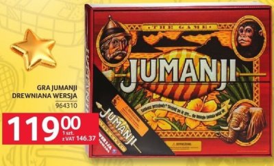Gra Jumanji Drewniana Wersja promocja w Selgros