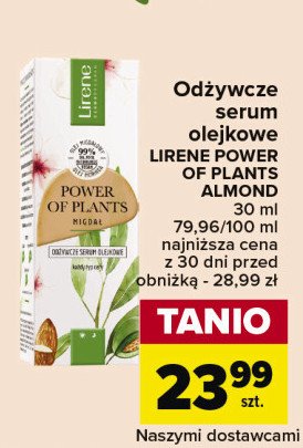 Serum do twarzy odżywcze Lirene power of plants promocja