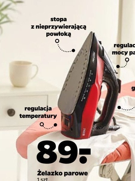 Żelazko parowe Mpm product promocja w Netto