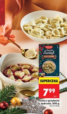 Uszka z grzybami  promocja w Biedronka