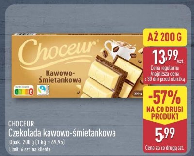 Czekolada kawowo-śmietankowa  promocja w Aldi