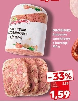 Salceson czosnkowy Drobimex promocja w Kaufland