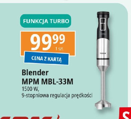 Blender mbl-33m Mpm product promocja w Leclerc