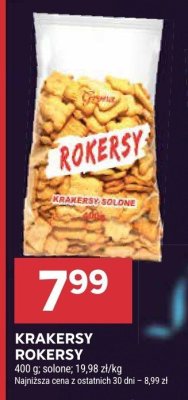 Krakersy Rokersy solone promocja w Stokrotka