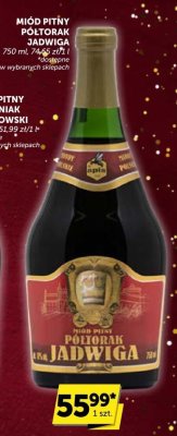 Miód pitny Półtorak Jadwiga promocja w ABC