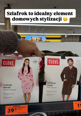 Szlafrok męski promocja w Biedronka