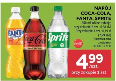 Napój Fanta 850 ml promocja w Stokrotka