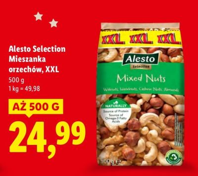 Orzechy Alesto Selection Mieszanka orzechów, XXL promocja w Lidl
