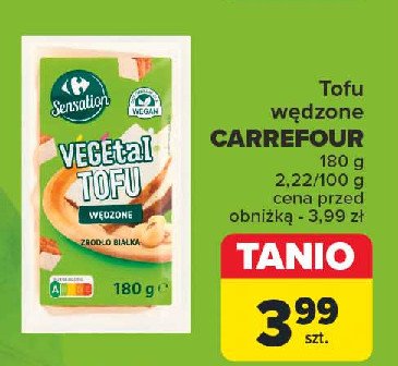 Tofu wędzone Carrefour sensation promocja