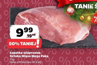 Łopatka wieprzowa Mega Paka promocja w Netto