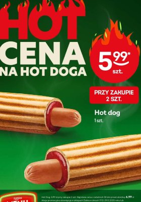 Hot dog promocja w Żabka