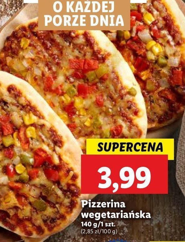 Pizzerina wegetariańska promocja