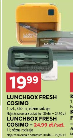 Lunchbox fresh cosimo 850 ml promocja
