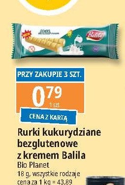 Rurka kukurydziana mleczna BALILA promocja