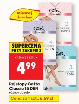 Rajstopy Classic 15 DEN różne rodzaje promocja w Biedronka