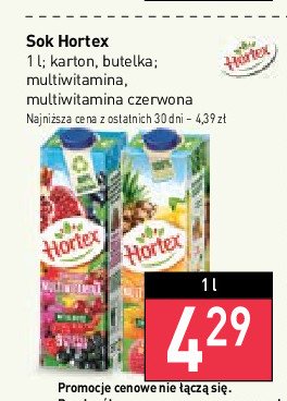 Sok ananasowy Hortex promocja