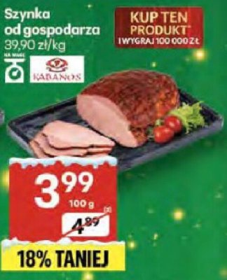 Szynka od gospodarza promocja w Delikatesy Centrum
