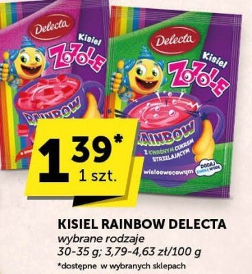Kisiel Rainbow Delecta wybrane rodzaje promocja w Euro Sklep