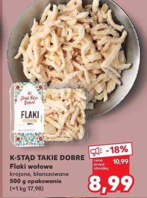 Flaki wołowe krojone, blanszowane promocja w Kaufland