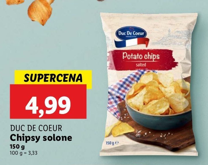 Chipsy Duc de coeur promocja