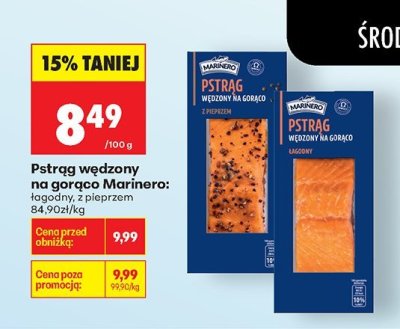 Pstrąg wędzony na gorąco z pieprzem promocja w Biedronka